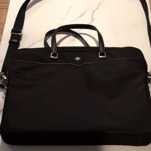Kate Spade black nylon lap top bag.